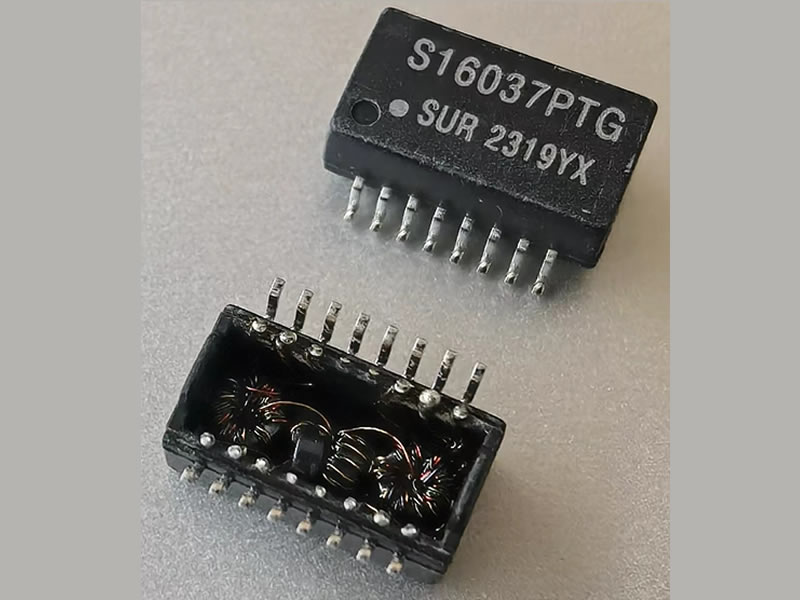 网络变压器 百兆工业POE 16PIN